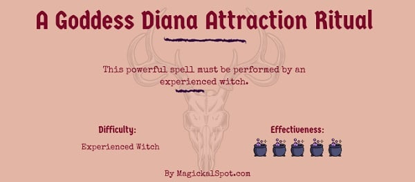 Ritual de atracción de la Diosa Diana para brujas experimentadas por MagickalSpot