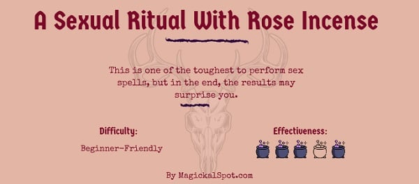 Ritual sexual con incienso de rosas por MagickalSpot