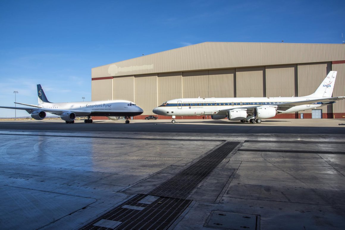 Samaritan's Purse and NASA DC-8