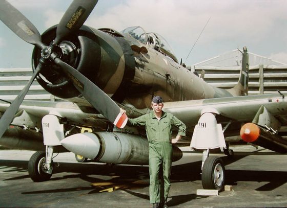 Skyraider Pilot Byron Hukee