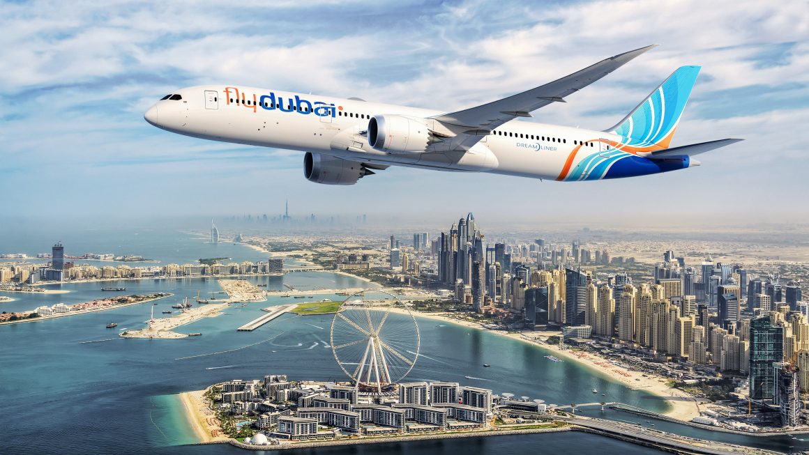 Rendering of flydubai Boeing 787-9