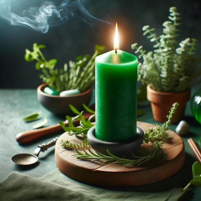 Green Candle Flame How to Harness its Power by tina caro magickal spot