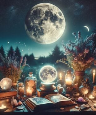 Magickal Monthly with Moon Subscription spellcasting service by magickal spot tina caro