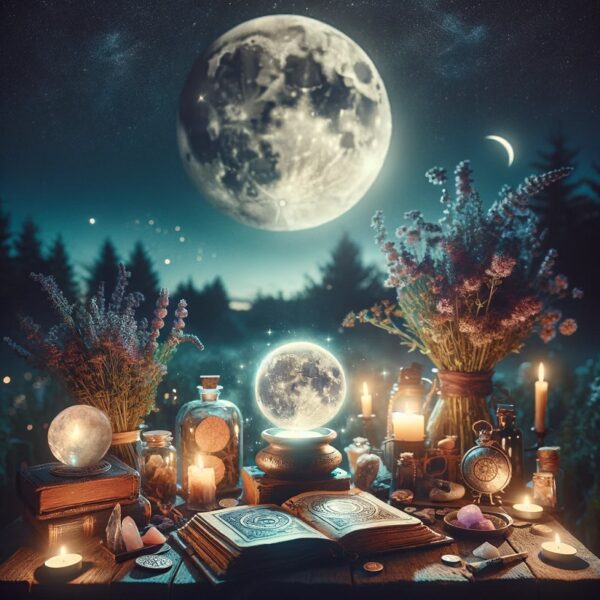 Magickal Monthly with Moon Subscription spellcasting service by magickal spot tina caro