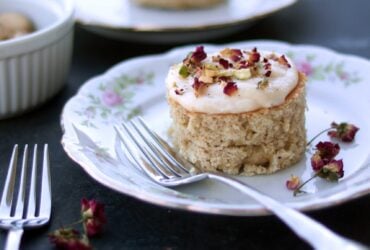 Ostara Fairy Cakes with Pistachios & Rose Buttercream