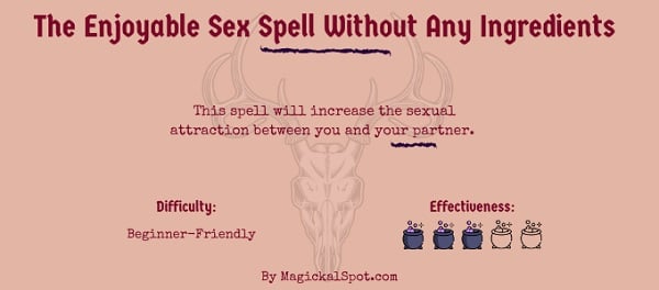 El hechizo de sexo agradable sin ningún ingrediente por MagickalSpot