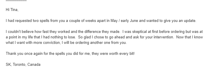 black magic curse removal testimonial