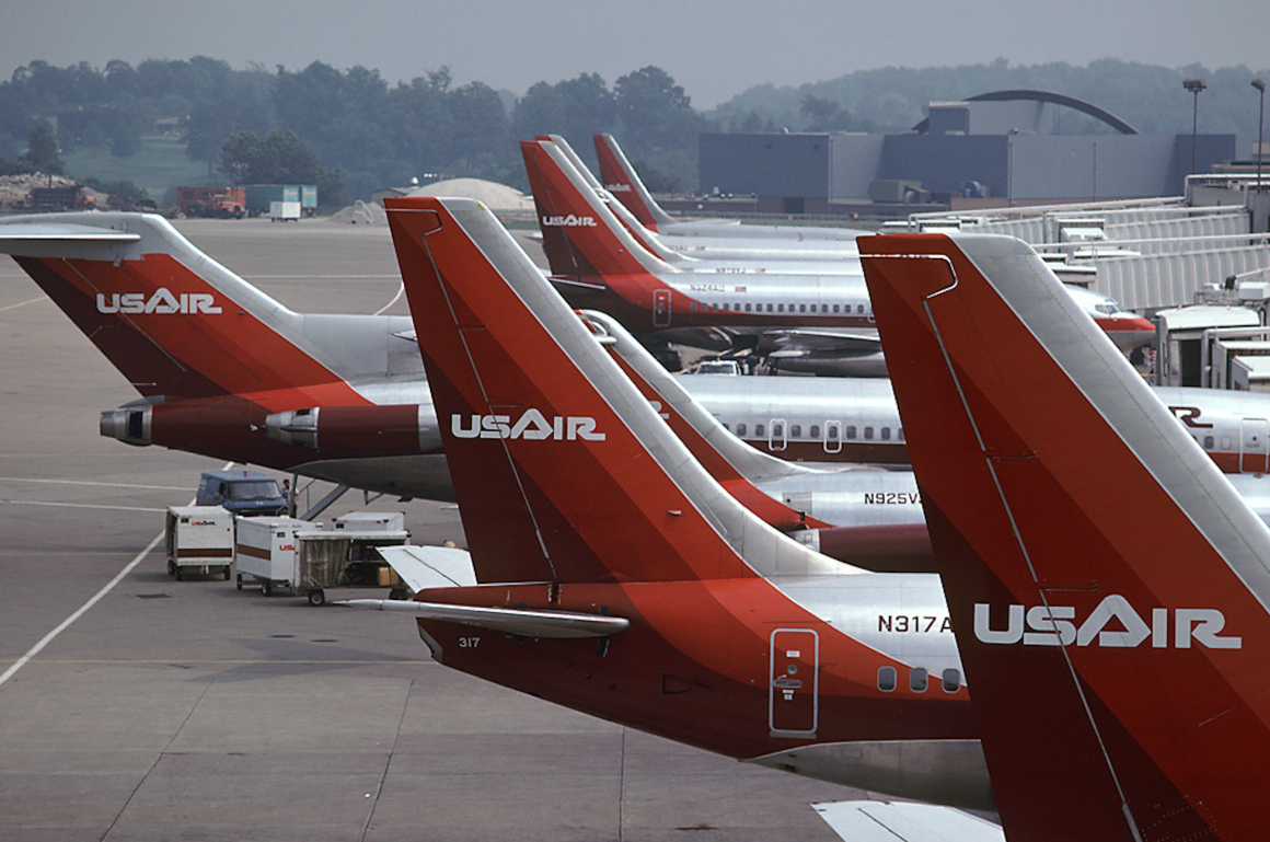 USAir PIT Hub 1985